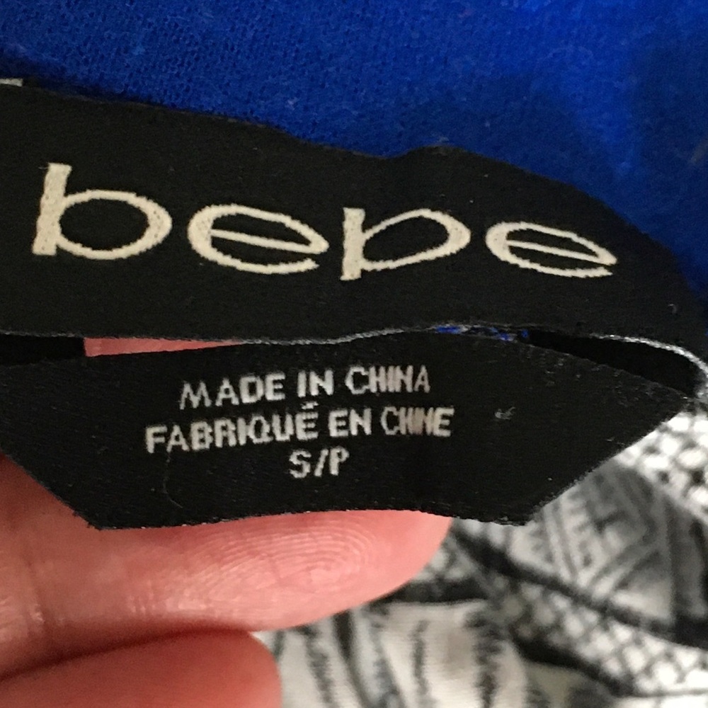 Bebe Blue Boho Tribal Southwestern Jumpsui… - Picture 8 of 9
